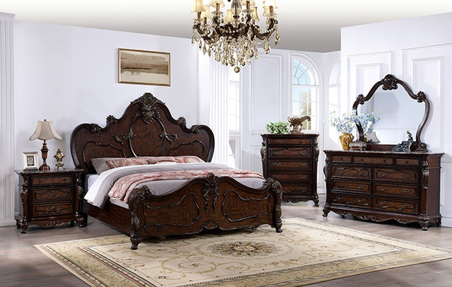 Roselli E.King & Queen Bed White & Chrome - Jay's Mattress Plus (NY)