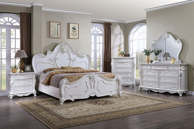 Roselli Bed Chrome & White - Jay's Mattress Plus (NY)