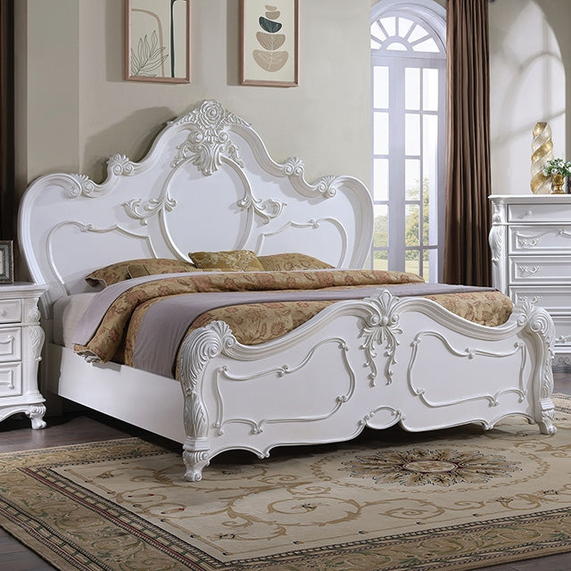 Roselli Bed Chrome & White - Jay's Mattress Plus (NY)