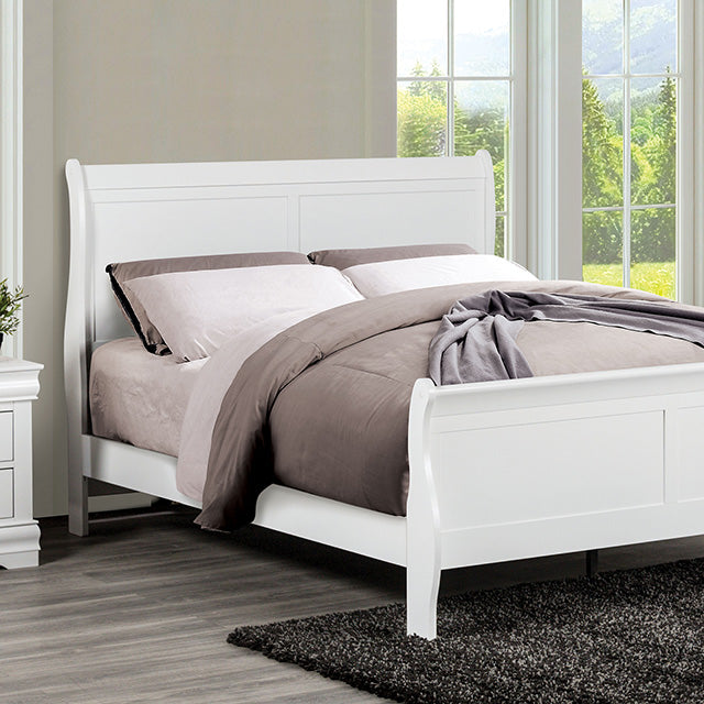 Louis Philippe Bed Black, White, & Cherry - Jay's Mattress Plus (NY)