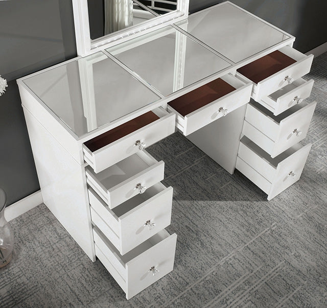 Louise Vanity W/ Stool - Jay's Mattress Plus (NY)