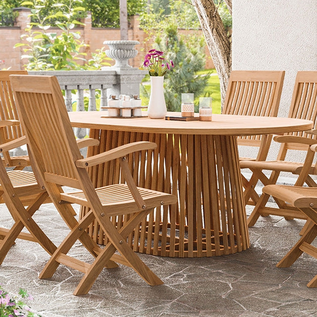 Lovina Oval Dining Table - Jay's Mattress Plus (NY)