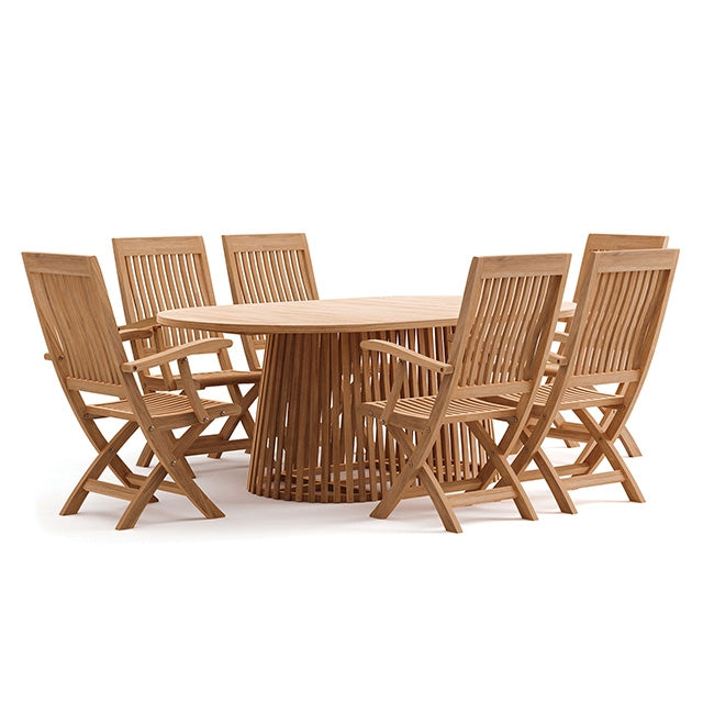 Lovina Oval Dining Table - Jay's Mattress Plus (NY)