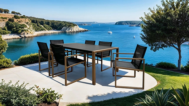 Oswego 8 Pc. Outdoor Dining Set - Jay's Mattress Plus (NY)