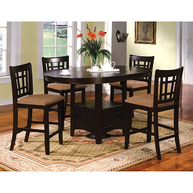 Metropolis Oval Counter Ht. Table - Jay's Mattress Plus (NY)