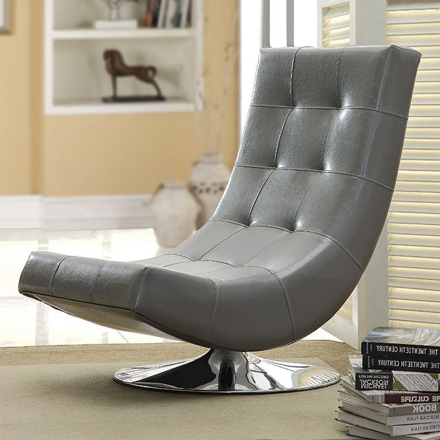 Trinidad Accent Chair Black & Grey - Jay's Mattress Plus (NY)