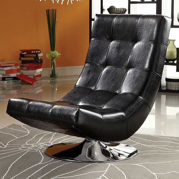 Trinidad Accent Chair Black & Grey - Jay's Mattress Plus (NY)