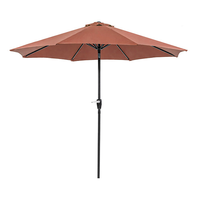 Soli 9' Outdoor Umbrella w/ Auto Tilt + 21" Round Base - Jay's Mattress Plus (NY)
