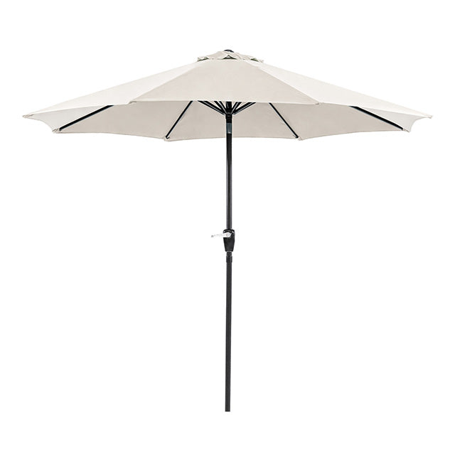 Soli 9' Outdoor Umbrella w/ Auto Tilt + 21" Round Base - Jay's Mattress Plus (NY)