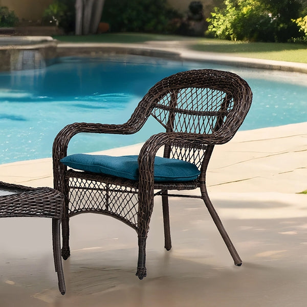 Oliveri Wicker Stacking Chair - 2Pc/Stack - Jay's Mattress Plus (NY)
