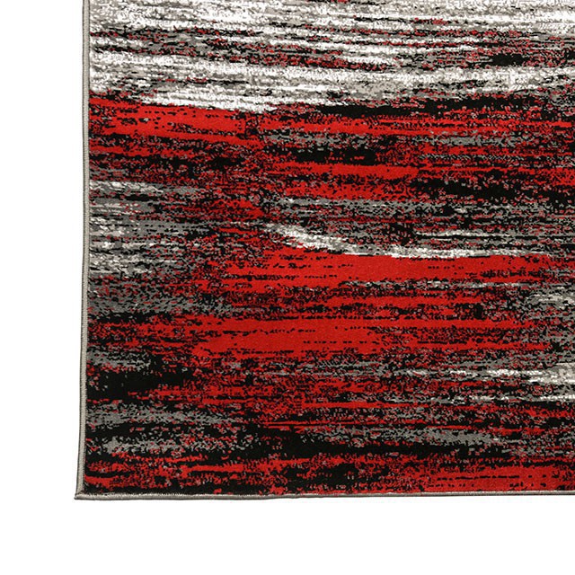Sivas Gray/Red 8' X 10' Area Rug - Jay's Mattress Plus (NY)