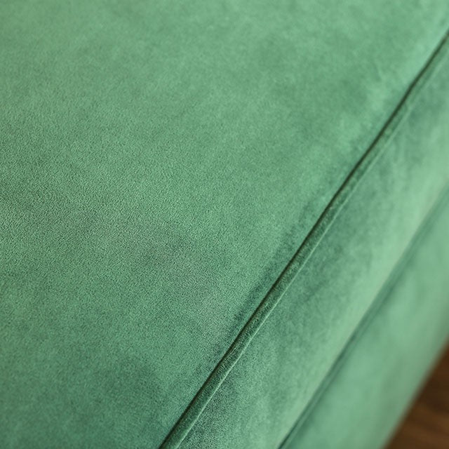 VERDANTE Emerald Green/Gold Sofa - Jay's Mattress Plus (NY)