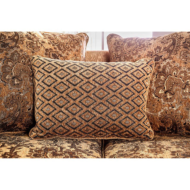 NICANOR Tan/Gold Sofa - Jay's Mattress Plus (NY)