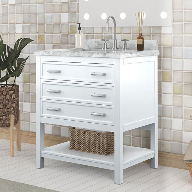 Reston Vanity with Top/ Sink - Jay's Mattress Plus (NY)